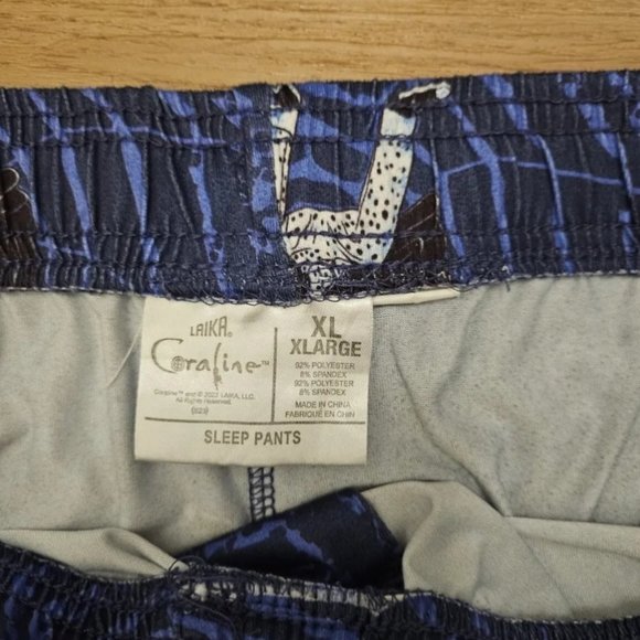 Coraline Pajama Pants Size XL - Picture 2 of 3